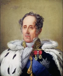 Portrait de François René (1768-1848) Vicomte de Chateaubriand, 1828
